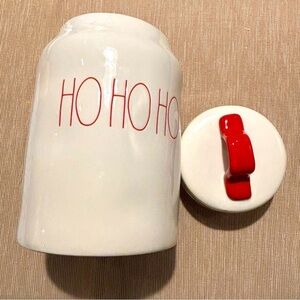 RAE DUNN HO HO HO  6” x 4.5” Canistet Artisan Collection